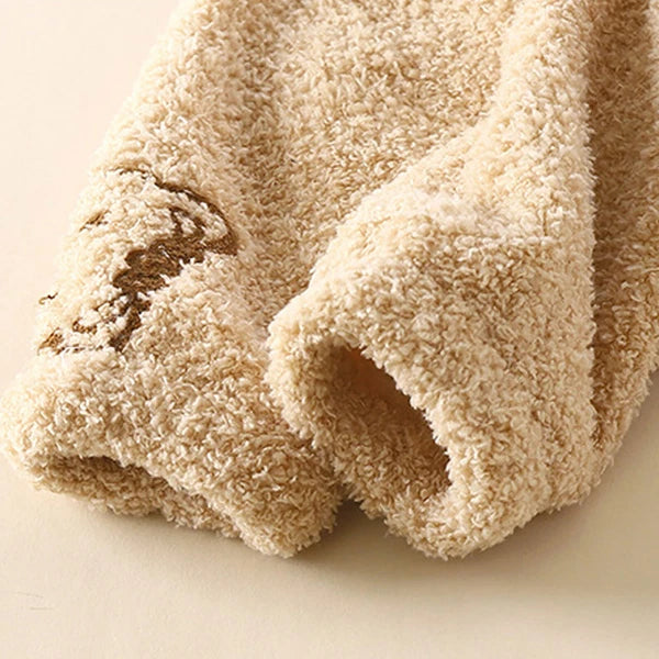 Unisex Kids Sleepwear Girls Set Print Pajamas Pullover Round Neck Cute Suit Top