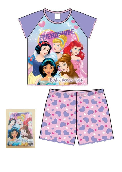 Boys Girls Kids Character Short Pyjamas pjs 9 Months - 10 Years
