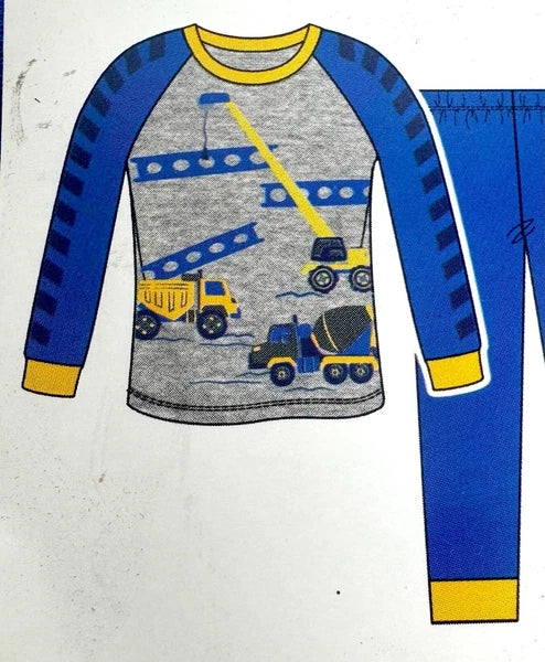 Kirkland Signature Kids' 4-PC Cotton PJ Set MULTI COLOR