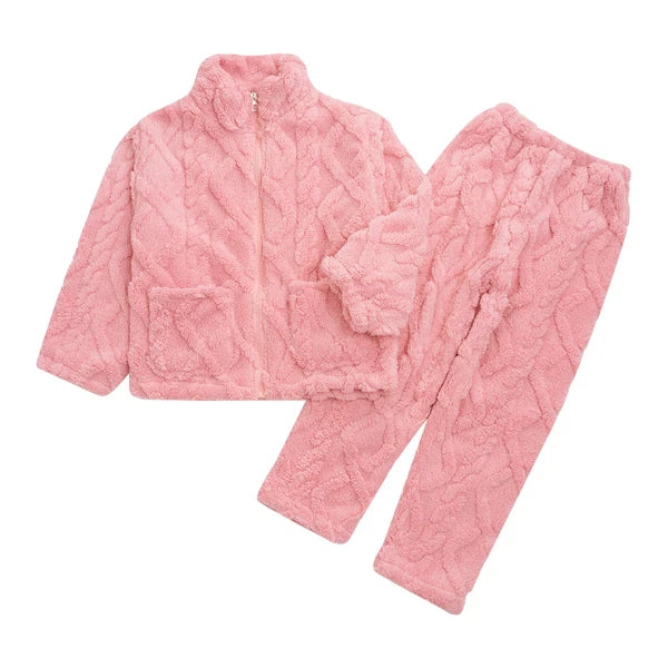 Unisex Kids Outfit Homewear Set Tops With Pants Pajamas Long Sleeve Loungewear