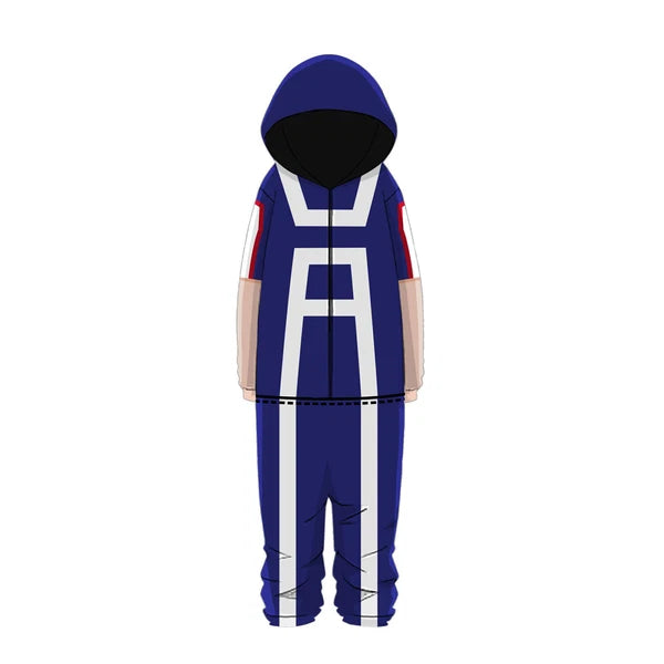 Cosplay My Hero Academia Deku Pajamas Jumpsuit Sleepwear Nightgown Pyjamas Coats