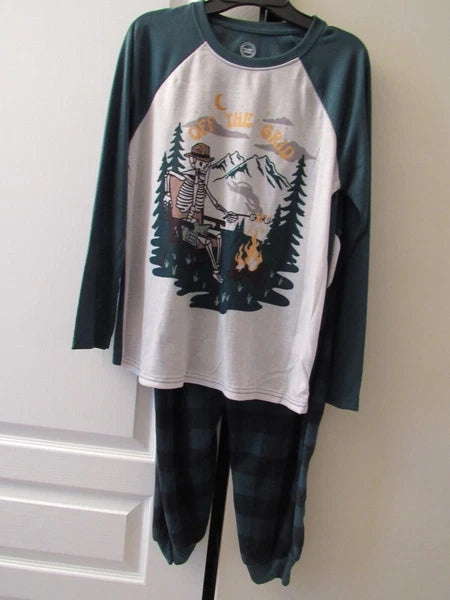 NEW 2-PIECE BOYS' PAJAMA SET SIZE LARGE (10-12) AND LARGE HUSKY- $10 EACH