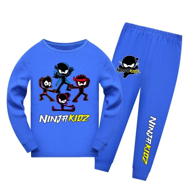 Ninja Kids Ninja Kid Long Sleeve Trousers Pajamas High Quality Suit Children Hot
