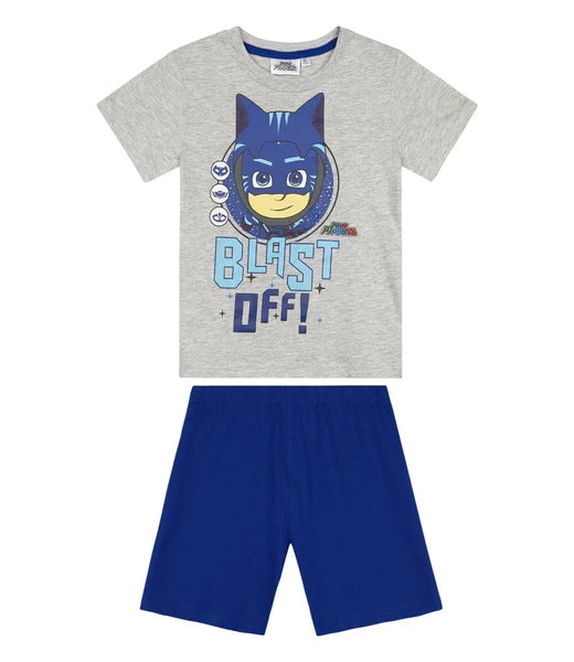 Boys Girls Kids Children Pyjamas Short Sleeve T-Shirt Shorts Set Age 2-12 Years