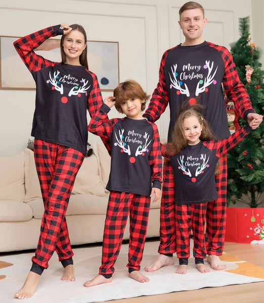 Family Matching Adult Kids Christmas Pyjamas Xmas Nightwear Pajamas Pjs Set UK