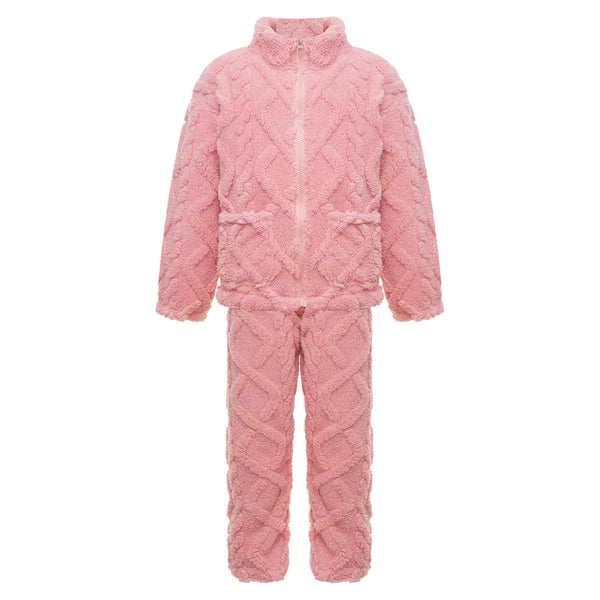 Unisex Kids Outfit Homewear Set Tops With Pants Pajamas Long Sleeve Loungewear