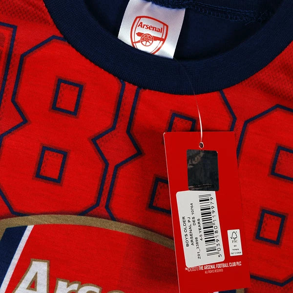 Boys Genuine Official Arsenal FC Football Pyjamas #AFC Age 2-12 Years