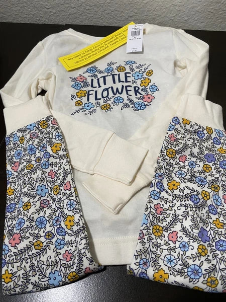 OLD NAVY TODDLER GIRL LITTLE FLOWER PAJAMA SET. NEW WITH TAG.