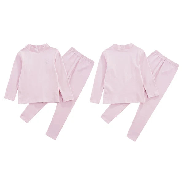 Kids Boys Girls Top Workout Tees Base Sleepwear Pajamas Set Exercise Suit Layer