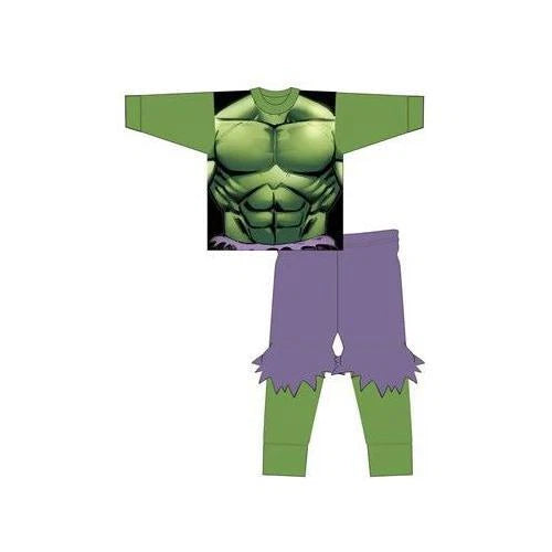 Marvel Boys Pyjama Set Long Sleeve Top Trousers