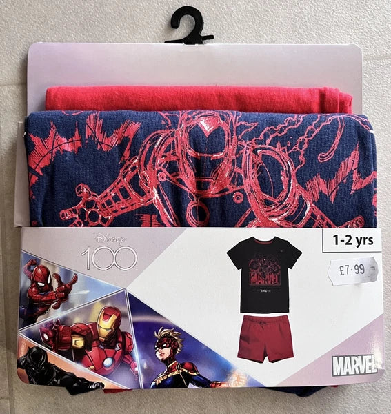 Disney 100 Kids Short Sleeve Pyjama Short Sets