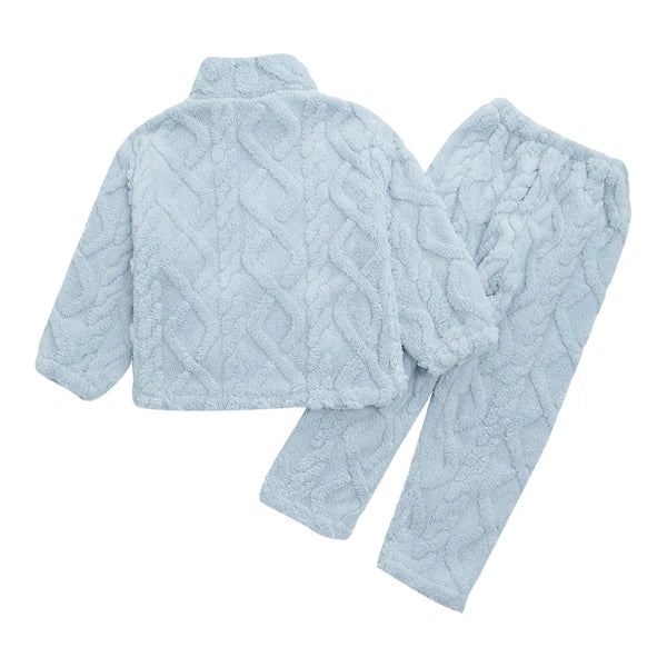 Unisex Kids Outfit Homewear Set Tops With Pants Pajamas Long Sleeve Loungewear