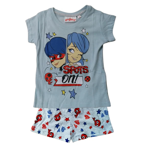 Boys Girls Kids Children Pyjamas Short Sleeve T-Shirt Shorts Set Age 2-12 Years