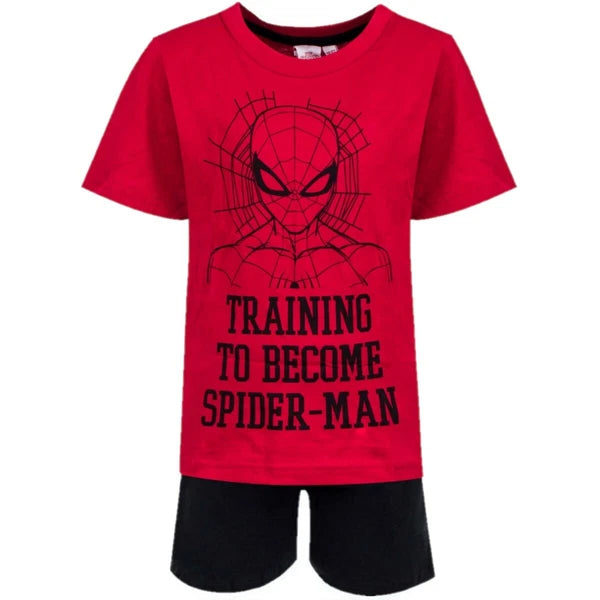 Boys Girls Kids Children Pyjamas Short Sleeve T-Shirt Shorts Set Age 2-12 Years