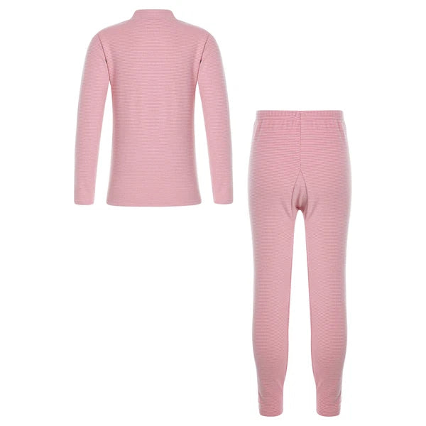 Kids Boys Girls Thermals Sets Pajamas T-shirt And Tights Suit Warm Active Home