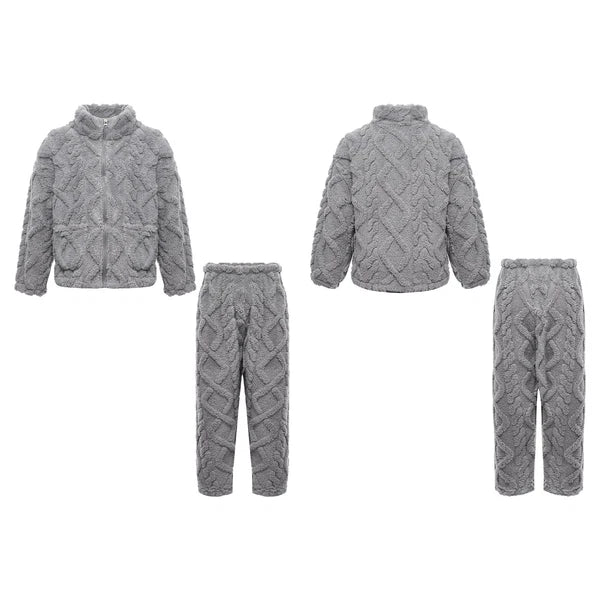 Unisex Kids Outfit Homewear Set Tops With Pants Pajamas Long Sleeve Loungewear