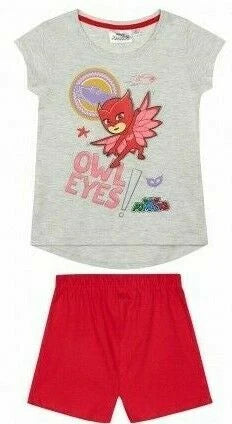 Boys Girls Kids Children Pyjamas Short Sleeve T-Shirt Shorts Set Age 2-12 Years
