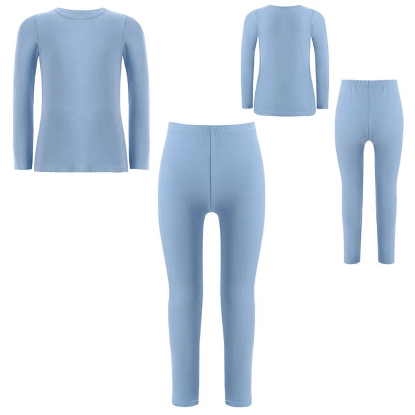 Unisex Kids Suit Bottoms Outfit Girls Set With Pants Homewear Pajamas Winter