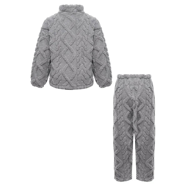 Unisex Kids Outfit Homewear Set Tops With Pants Pajamas Long Sleeve Loungewear