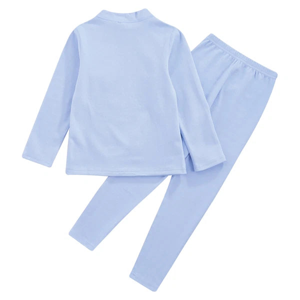 Kids Boys Girls Tees Long Sleeve Top Bear Print Sleepwear Pajamas Loungewear