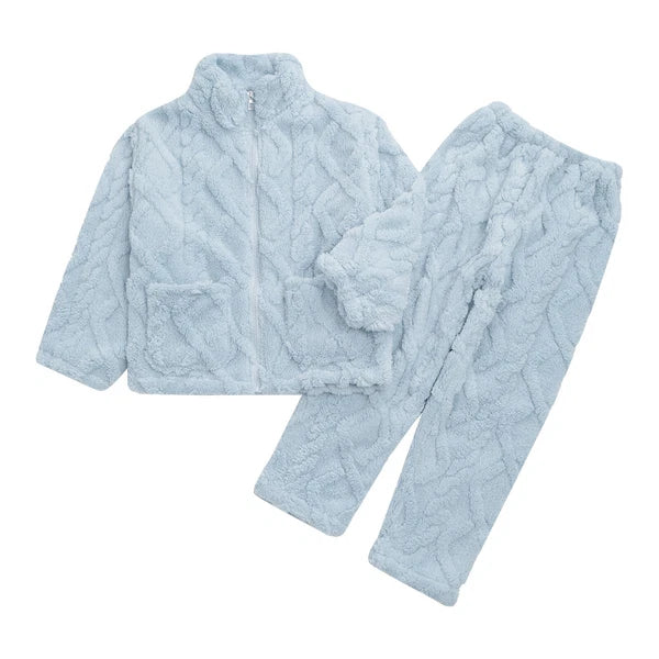 Unisex Kids Outfit Homewear Set Tops With Pants Pajamas Long Sleeve Loungewear