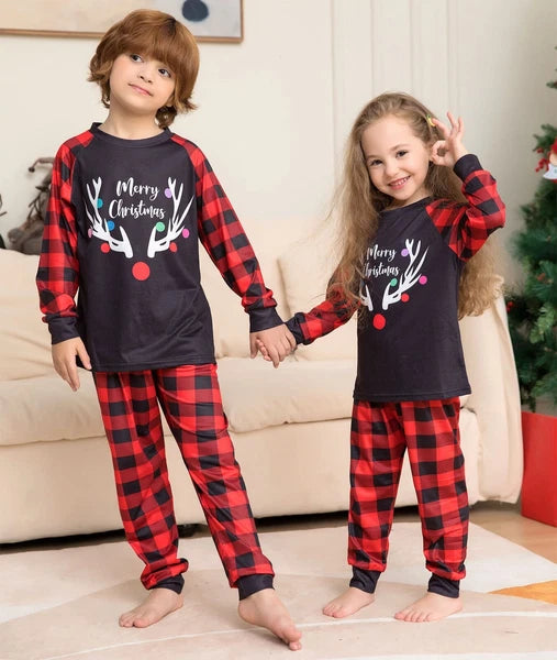 Family Matching Adult Kids Christmas Pyjamas Xmas Nightwear Pajamas Pjs Set UK