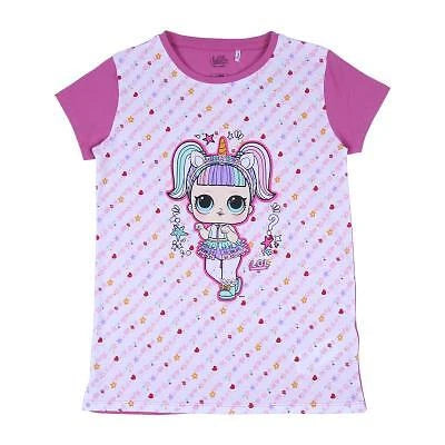 Girls LOL Surprise Character Short Pyjamas Nightwear Shorties Pjs Age 3-10 Years