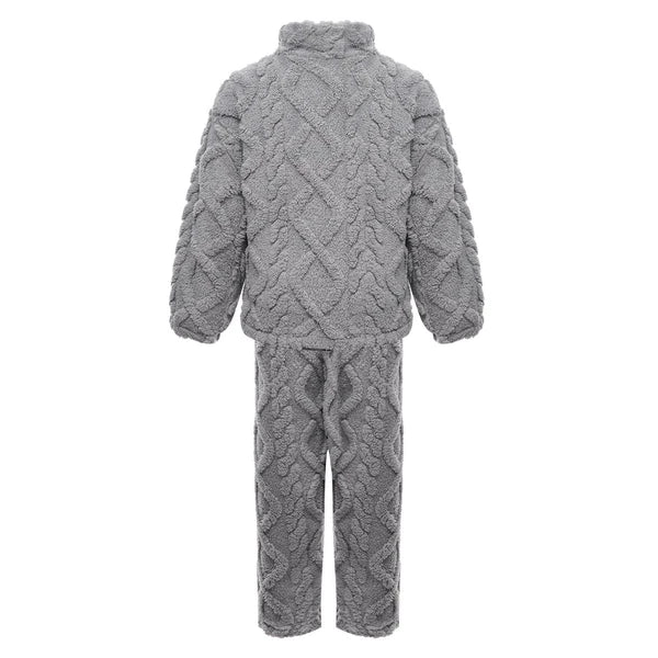 Unisex Kids Outfit Homewear Set Tops With Pants Pajamas Long Sleeve Loungewear