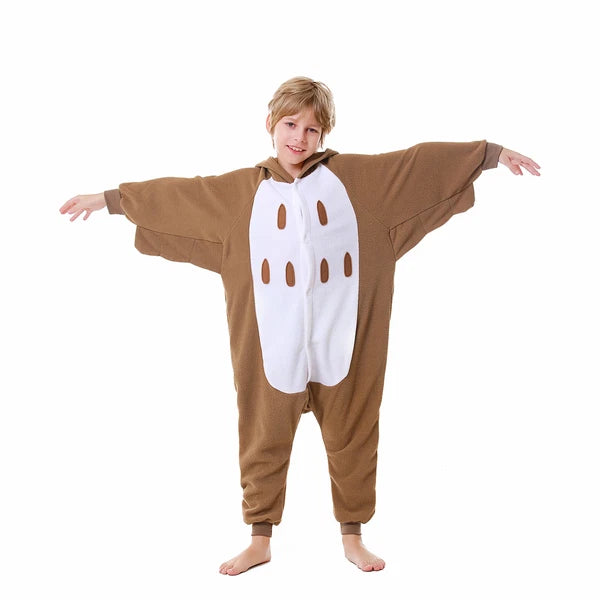 CANASOUR Kids Owl One-piece Pajamas Halloween Christmas Cosplay Costumes