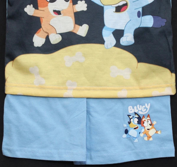 BLUEY Boy's Short Pyjamas /BLUEY & BINGO Summer/ Shorty PJs Sizes 1.5-5 years