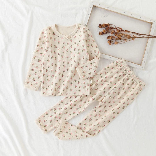 Cotton Kids Pajamas 100% Cotton  Floral Girls Pajamas Ultrasoft - FREE SHIPPING