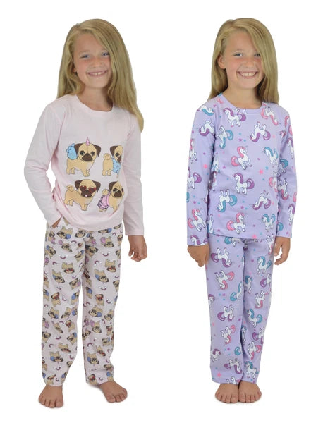 Foxbury Kids Novelty Cotton Jersey Printed Pyjama Set