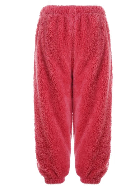 Kids Boys Girls Pajama Set Warm Homewear Flannel Outfits Pants Loungewear Tops