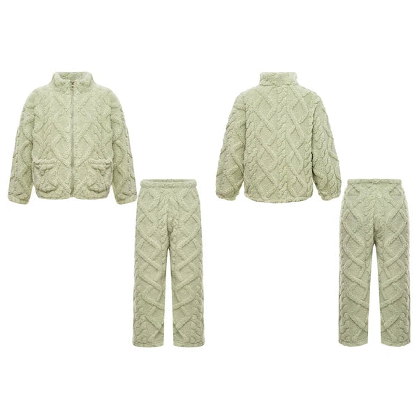 Unisex Kids Outfit Homewear Set Tops With Pants Pajamas Long Sleeve Loungewear