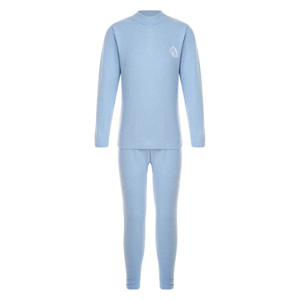 Kids Boys Girls Thermals Sets Pajamas T-shirt And Tights Suit Warm Active Home