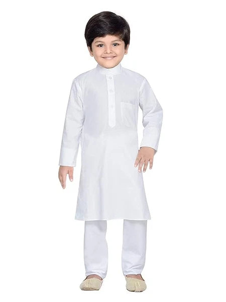 Eid Wear Kids Kurta Pajama Indian Traditional Cotton Kurta Payjama Set For Boys