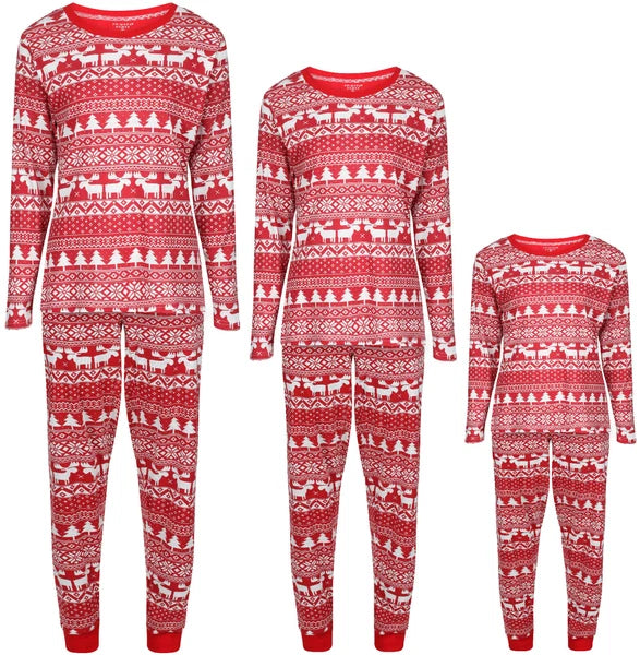 CHRISTMAS PYJAMAS MENS LADIES KIDS MATCHING EX UK STORE FAMILY PJ SETS XMAS NEW