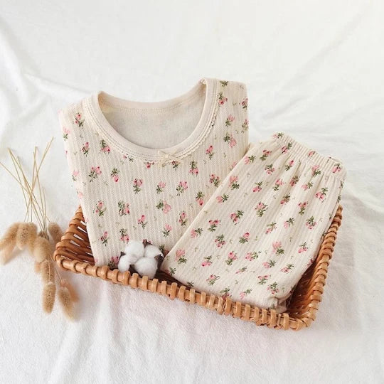 Cotton Kids Pajamas 100% Cotton  Floral Girls Pajamas Ultrasoft - FREE SHIPPING