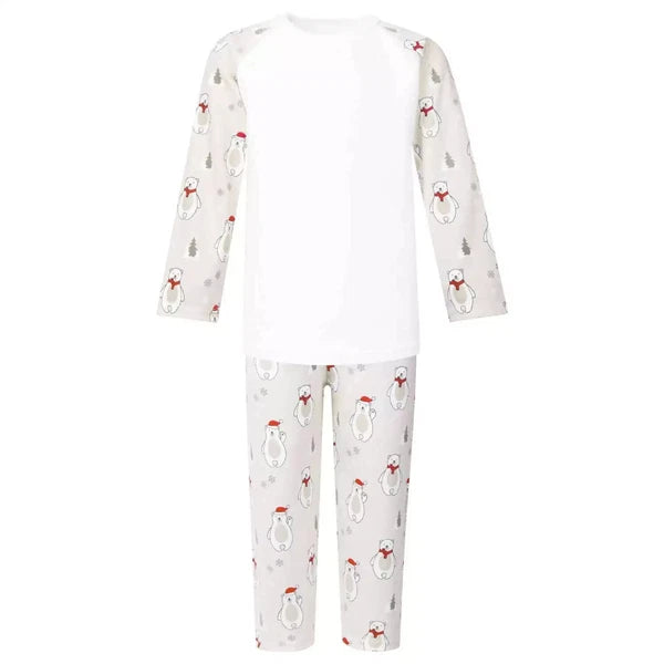 Personalised Christmas Pyjamas PJs Set  Eve Xmas Kids Children's
