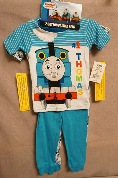 PAW PATROL, THOMAS OR SESAME ST. 4 PIECE PAJAMAS SETS ASSORTED SIZES  BNWT