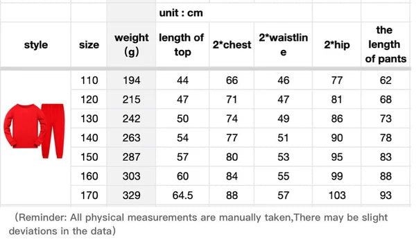 Stitch 5-13 Year Old Girls' Pajama Set, Boys' Cartoon Round Neck Long Sleeve Set