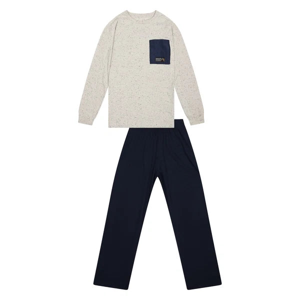 Boys Pyjama Sets Long Sleeve Top Bottoms Cotton Sleep Lounge Wear 7 to 15 Years