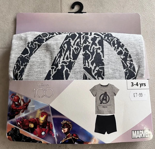 Disney 100 Kids Short Sleeve Pyjama Short Sets