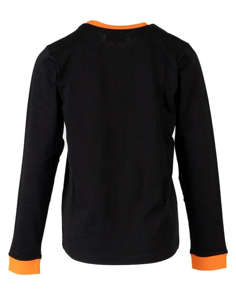 Kids Halloween Pyjamas Set Boys Girls Pumpkin Orange Spider Nightwear Top Bottom