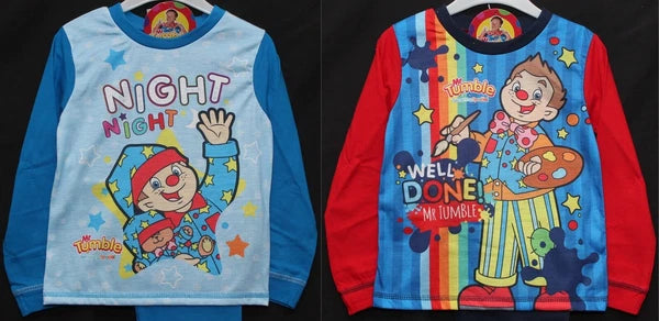 MR. TUMBLE Boy's Pyjamas/ SOMETHING SPECIAL PJs Sizes 12 months-4 years