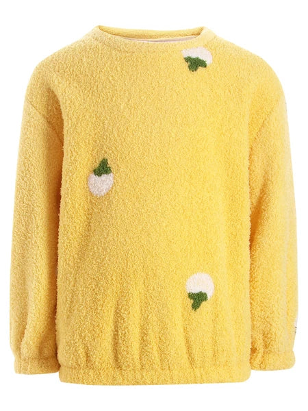 Kids Pyjamas Fleece Nightwear Elastic Waist Pyjama Set Warm 2 Piece-