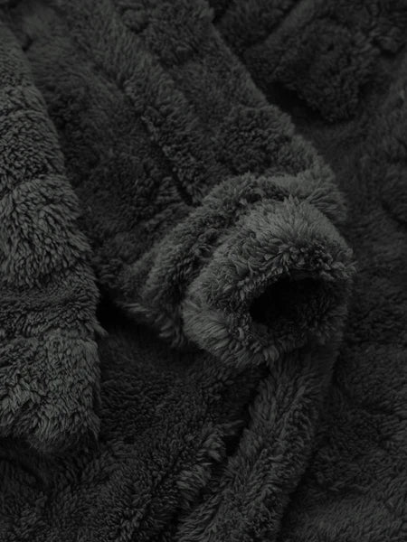 Kids Sleepwear Thicken Set Warm Pajamas Sleeping Sleepsuit Fleece 2pcs Casual