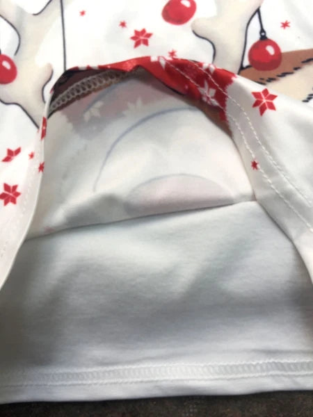 Family Matching Christmas Pyjamas Adult Kids Xmas Nightwear Pjs Set Reindeer