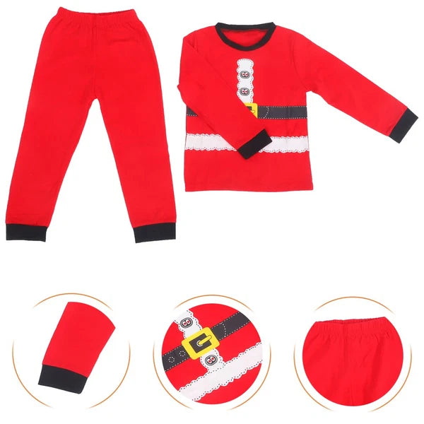 Christmas Pajamas Set Toddler Boy Kids Snowman Costume Funny Tshirt