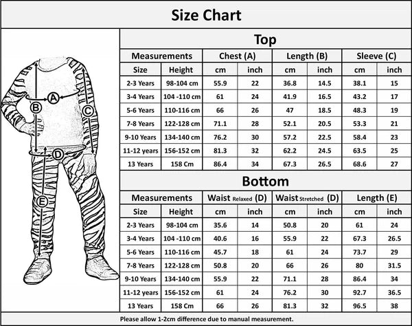 Kids Pink Galaxy Print Pyjamas Costume For Girls Age 5-13 Years